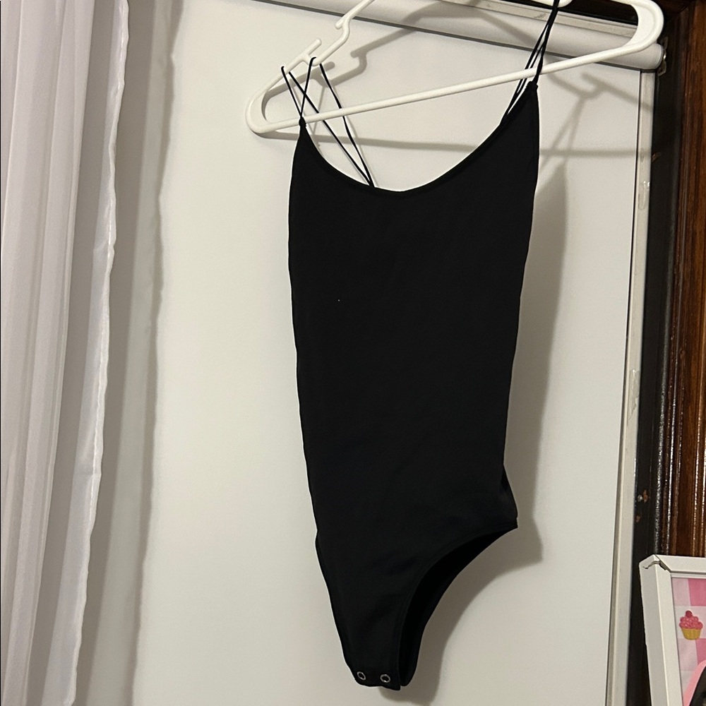 Gilly Hicks Black Strappy Bodysuit